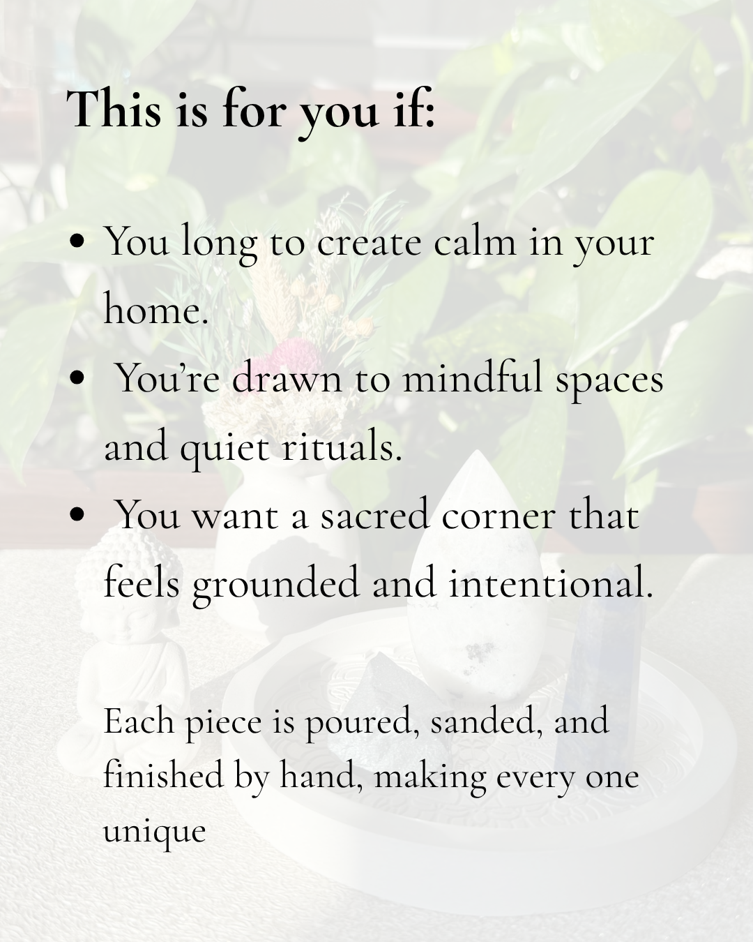 Altar Tray and Buddha Set