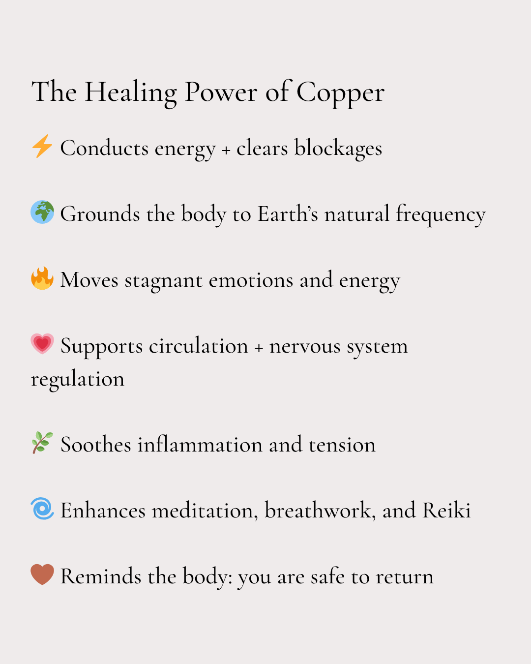 Copper Grounding Spiral