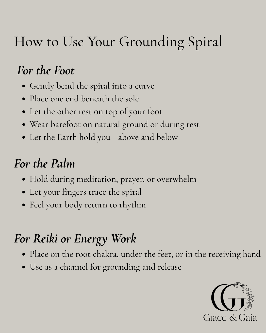 Copper Grounding Spiral