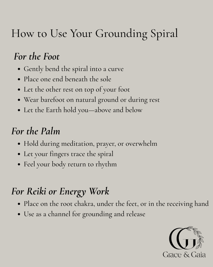 Copper Grounding Spiral